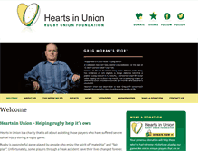 Tablet Screenshot of heartsinunion.com.au